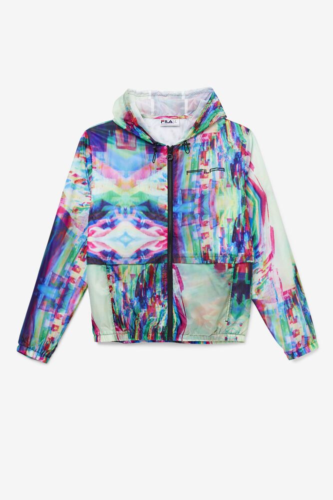 Fila Bug Windbreaker Jacket Multicolor - Mens - 19478YLNJ